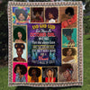 BigProStore African Quilts Let There Be October Girl Heart Quilt Beautiful Lady With Afro Inspired African Themed Gift Ideas Quilt