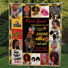 BigProStore African Quilts March Queens Honey Gold Quilt Pretty Afro American Girl Afrocentric Themed Gift Idea Quilt