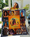 BigProStore African Quilts This Is Me I Am A Cancer Girl Quilt Pretty Melanin Girl Afrocentric Themed Gift Idea BABY (43"x55" / 110x140cm) Quilt