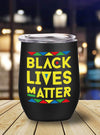 BigProStore African Tumbler Mug Black Lives Matter Equality Black Pride Melanin Gift 2020 Stainless Steel Wine Tumbler Mug Black History Gift Ideas BPS4291 Wine Tumbler