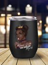 BigProStore African Tumbler Mug This Melanin Queen Was Born In March Birthday Black History Stainless Steel Wine Tumbler Mug Afrocentric Inspired Gift Ideas BPS8181 Wine Tumbler