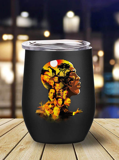 BigProStore Afrocentric Tumbler Design Pro Black My Roots Pride Stainless Steel Wine Tumbler Mug Afrocentric Inspired Gifts BPS3843 Wine Tumbler