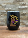 BigProStore Afrocentric Tumbler Design Purple Black Girl Magic Gift Melanin Queen Pride Stainless Steel Wine Tumbler Mug Black History Gifts BPS8882 Wine Tumbler