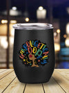 BigProStore Afrocentric Tumbler Design Unapologetically Dope Afro Black History Month 2020 Gift Stainless Steel Wine Tumbler Mug Black History Gift Ideas BPS5760 Wine Tumbler