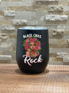 BigProStore Afrocentric Tumbler Design Womens Black Cnas Rock African Melanin Black History Stainless Steel Wine Tumbler Mug Afrocentric Inspired Gift Ideas BPS6365 Wine Tumbler
