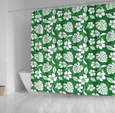 BigProStore Hawaii Bath Curtain Aloha Friday Green Shower Curtain Bathroom Decor Hawaii Shower Curtain
