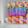 BigProStore Hawaii Bath Curtain Aloha Shower Curtain Bathroom Accessories Hawaii Shower Curtain