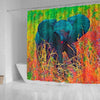 BigProStore Elephant Bathroom Sets Animalcolor_Elephant_002_By_Jamcolors Home Bath Decor Shower Curtain