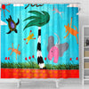 BigProStore Elephant Bathroom Decor Animals On The Wind Bathroom Wall Decor Ideas Shower Curtain / Small (165x180cm | 65x72in) Shower Curtain