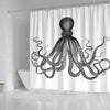BigProStore Kraken Themed Shower Curtains Antique Nautical Steampunk Octopus Vintage Kraken Shower Curtain Bathroom Wall Decor Ideas Shower Curtain