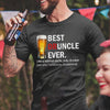 BigProStore Druncle T-Shirt Best Druncle Ever Like A Normal Uncle Only Drunker Tee T-shirt