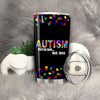 BigProStore Autism Awareness Tumbler Ideas Different Not Less Tumbler Idea BPS769 Black / 20oz Steel Tumbler