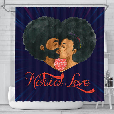 BigProStore Awesome Afro Man Woman Natural Love Black African American Shower Curtains African Style Designs BPS042 Small (165x180cm | 65x72in) Shower Curtain