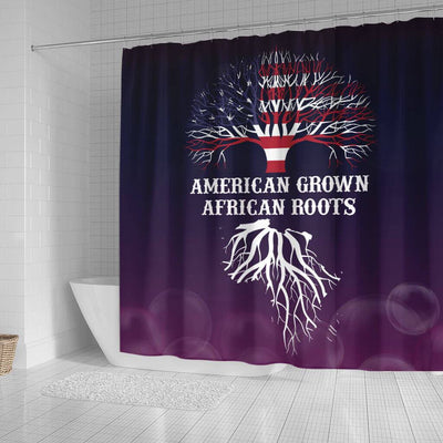 BigProStore Awesome American Grown African Roots African American Inspired Shower Curtains Afrocentric Style Designs BPS046 Small (165x180cm | 65x72in) Shower Curtain