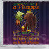 BigProStore Awesome Be Like A Pineapple Stand Tall Wear A Crown And Be Sweet In The Inside African American Bathroom Shower Curtains African Bathroom Accessories BPS054 Shower Curtain