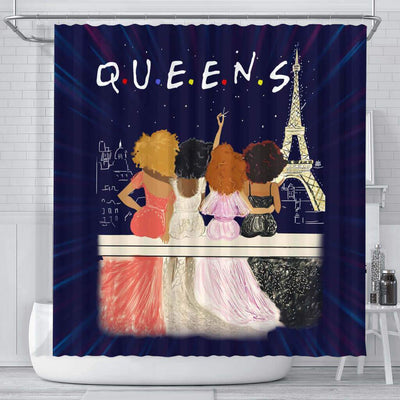 BigProStore Awesome Beautiful Afro Ladies Queens Black African American Shower Curtains Afrocentric Bathroom Decor BPS058 Small (165x180cm | 65x72in) Shower Curtain