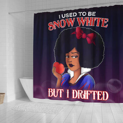 BigProStore Awesome I Used To Be Snow White But I Drifted Black Girl African American Inspired Shower Curtains Afrocentric Style Designs BPS143 Small (165x180cm | 65x72in) Shower Curtain