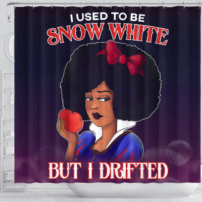 BigProStore Awesome I Used To Be Snow White But I Drifted Black Girl African American Inspired Shower Curtains Afrocentric Style Designs BPS143 Shower Curtain