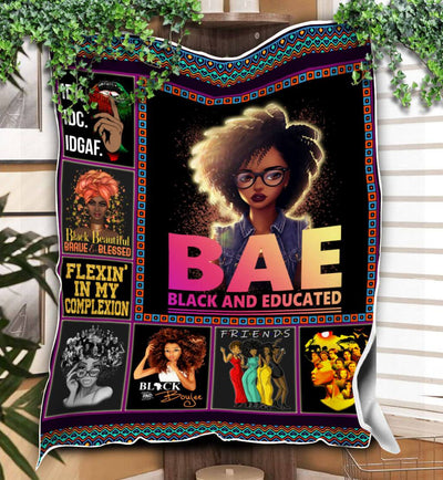 BAE Black And Educated Blanket