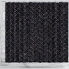 BigProStore Shower Curtain Decor Brick Black Marble Amp Purple Marble Shower Curtain Bathroom Wall Decor Ideas Herringbone Shower Curtain