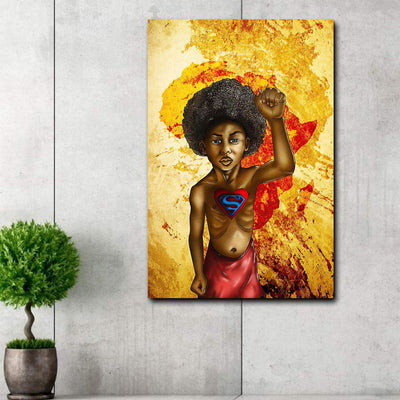 BigProStore African Canvas Be Strong African Designs Canvas