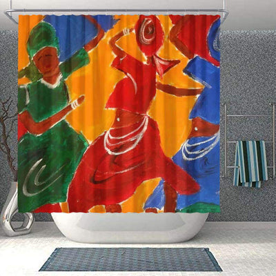 BigProStore Beautiful African American Black Art Shower Curtain Melanin Afro Woman Bathroom Designs BPS0179 Small (165x180cm | 65x72in) Shower Curtain
