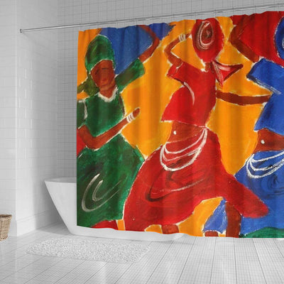 BigProStore Beautiful African American Black Art Shower Curtain Melanin Afro Woman Bathroom Designs BPS0179 Shower Curtain