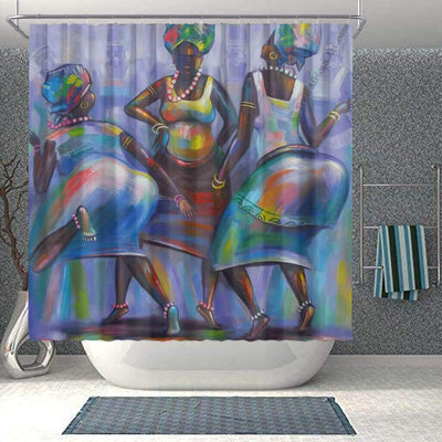 BigProStore Beautiful African American Shower Curtains Melanin Afro Girl Bathroom Decor BPS0220 Small (165x180cm | 65x72in) Shower Curtain