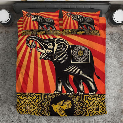 BigProStore African American Bedding Sets Beautiful African Inspired African Animals African Modern Duvet Cover Decor Bedding Sets / TWIN SIZE (68"x86" / 172x220cm) Bedding Sets