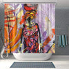 BigProStore Beautiful African Inspired Shower Curtains Afro Woman Bathroom Decor Idea BPS0082 Small (165x180cm | 65x72in) Shower Curtain