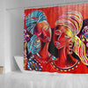 BigProStore Beautiful African Print Shower Curtains African Lady Bathroom Accessories BPS0006 Shower Curtain