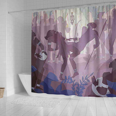 BigProStore Beautiful African Print Shower Curtains Melanin Girl Bathroom Designs BPS0166 Shower Curtain