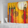 BigProStore Beautiful African Shower Curtain African Girl Bathroom Designs BPS0042 Shower Curtain
