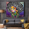 BigProStore African American Tapestry Wall Hanging Beautiful African American Female Style Black Queen Afrocentric Wall Sets Tapestry / S (51"x60" / 130x150cm) Tapestry