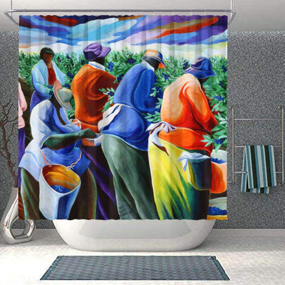 BigProStore Beautiful African Style Shower Curtain Melanin Woman Bathroom Decor Accessories BPS0161 Small (165x180cm | 65x72in) Shower Curtain