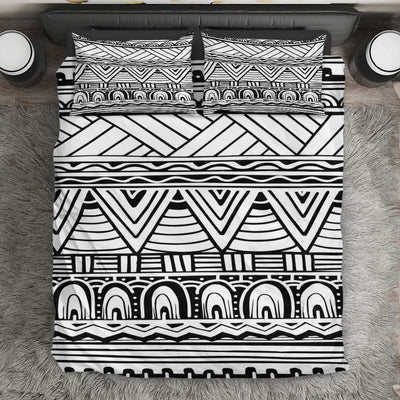 BigProStore African Bedding Sets Beautiful Black History Month Ethnic Seamless Pattern Duvet Cover Decor Bedding Sets / TWIN SIZE (68"x86" / 172x220cm) Bedding Sets