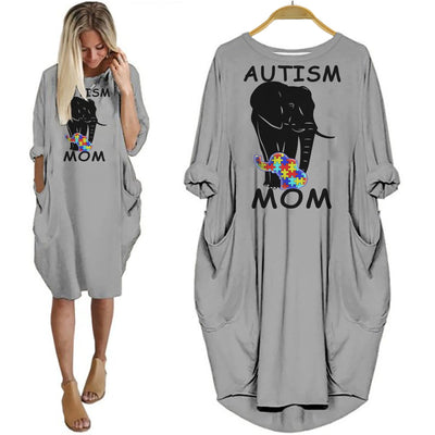 Autism Mom Shirts Elephant Autism Awareness Puzzle Design Ideas