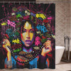 BigProStore Black And Boujee Melanin Woman Shower Curtain GE772 Small (165x180cm | 65x72in) Shower Curtain