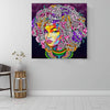BigProStore Black History Art Beautiful Afro American Girl African American Canvas Wall Art Afrocentric Home Decor Ideas BPS23540 16" x 16" x 0.75" Square Canvas