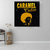 BigProStore Black History Art Beautiful Black Afro Girls African Canvas Afrocentric Decorating Ideas BPS75009 16" x 16" x 0.75" Square Canvas