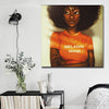 BigProStore Black History Art Cute African American Girl African Canvas Afrocentric Home Decor Ideas BPS70995 16" x 16" x 0.75" Square Canvas