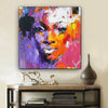 BigProStore Black History Art Pretty Black American Woman African American Prints Afrocentric Living Room Ideas BPS88011 24" x 24" x 0.75" Square Canvas