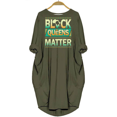 Black Queens Matter Shirt Melanin Women Dress