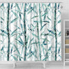 BigProStore Bamboo Bathroom Sets Delightful Branches Bamboo Shower Curtain Bathroom Decor Shower Curtain / Small (165x180cm | 65x72in) Shower Curtain