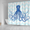 BigProStore Shower Curtain Decor Chevron Octopus Shower Curtain Bathroom Decor Kraken Shower Curtain