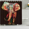 BigProStore Colorful Elephant Shower Curtain GE536 Small (165x180cm | 65x72in) Shower Curtain