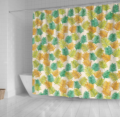 BigProStore Hawaii Bathroom Curtain Colorful Tropical Palm Leaves Shower Curtain Bathroom Decor Hawaii Shower Curtain