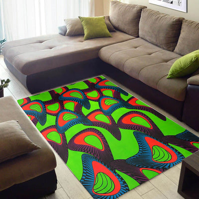 BigProStore Cool African American Rug Retro Afrocentric Pattern Art African Carpet African Living Room Decor BPS3145 Small (26x60in | 91x152cm) Foldable Rug