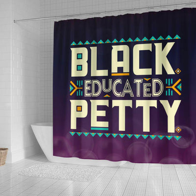 BigProStore Cool Black Educated Petty African American Bathroom Shower Curtains African Style Designs BPS074 Small (165x180cm | 65x72in) Shower Curtain