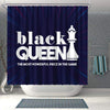 BigProStore Cool Black Queen The Most Powerful Piece In The Game Afrocentric Shower Curtains Afrocentric Bathroom Accessories BPS095 Shower Curtain